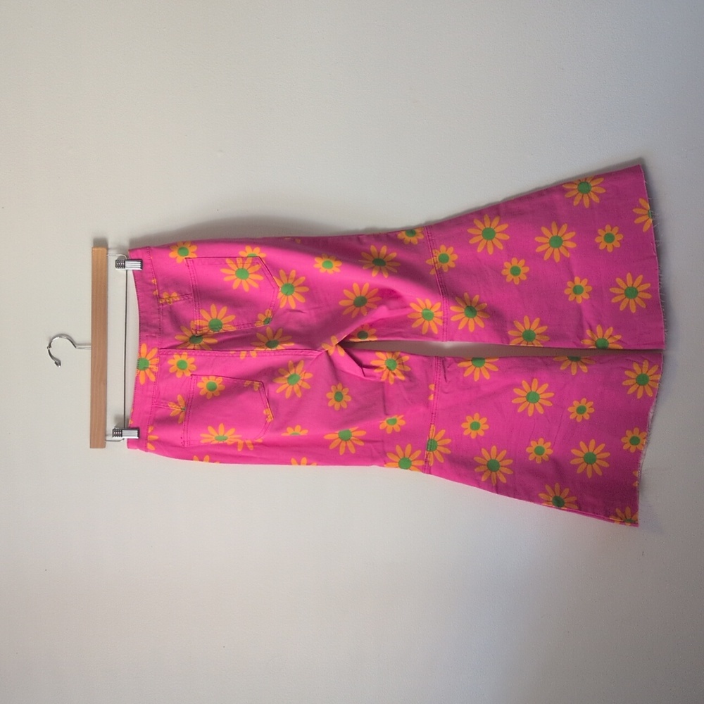 We The Free Pink and Yellow Floral Pants - Picture 3 of 3